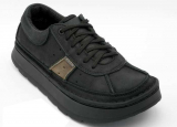 Dámské i pánské boty na vyšší podešvi L3038  černá
