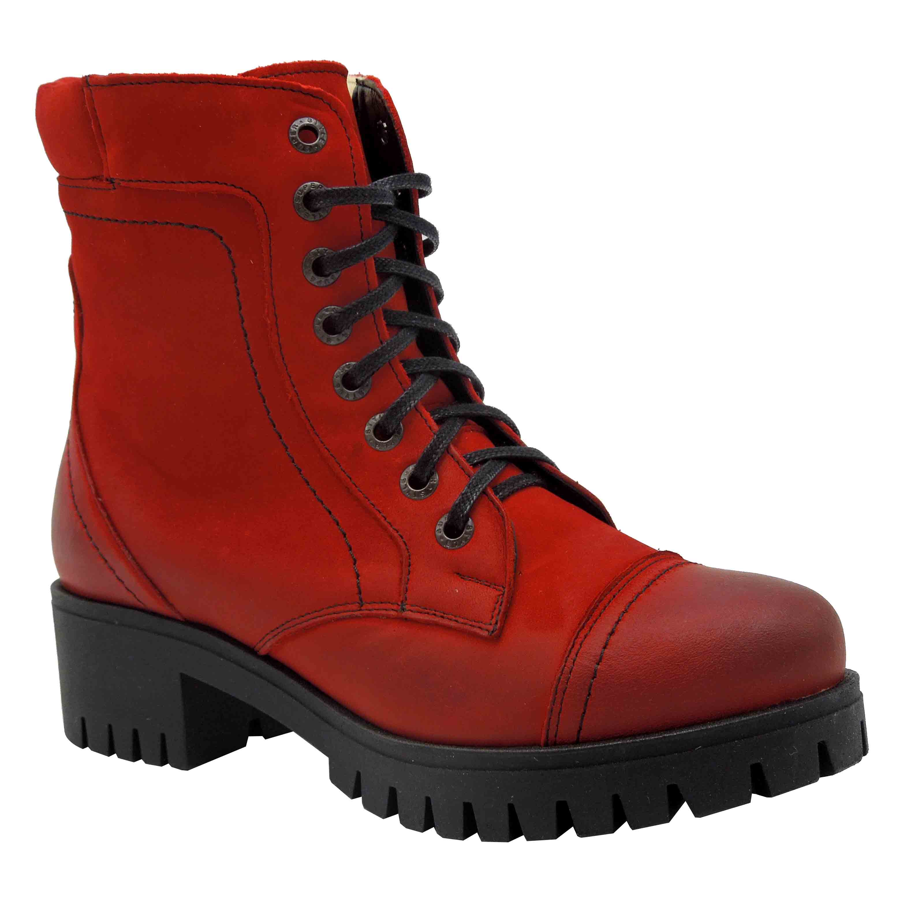 Dámské zimní boty BB272 červená