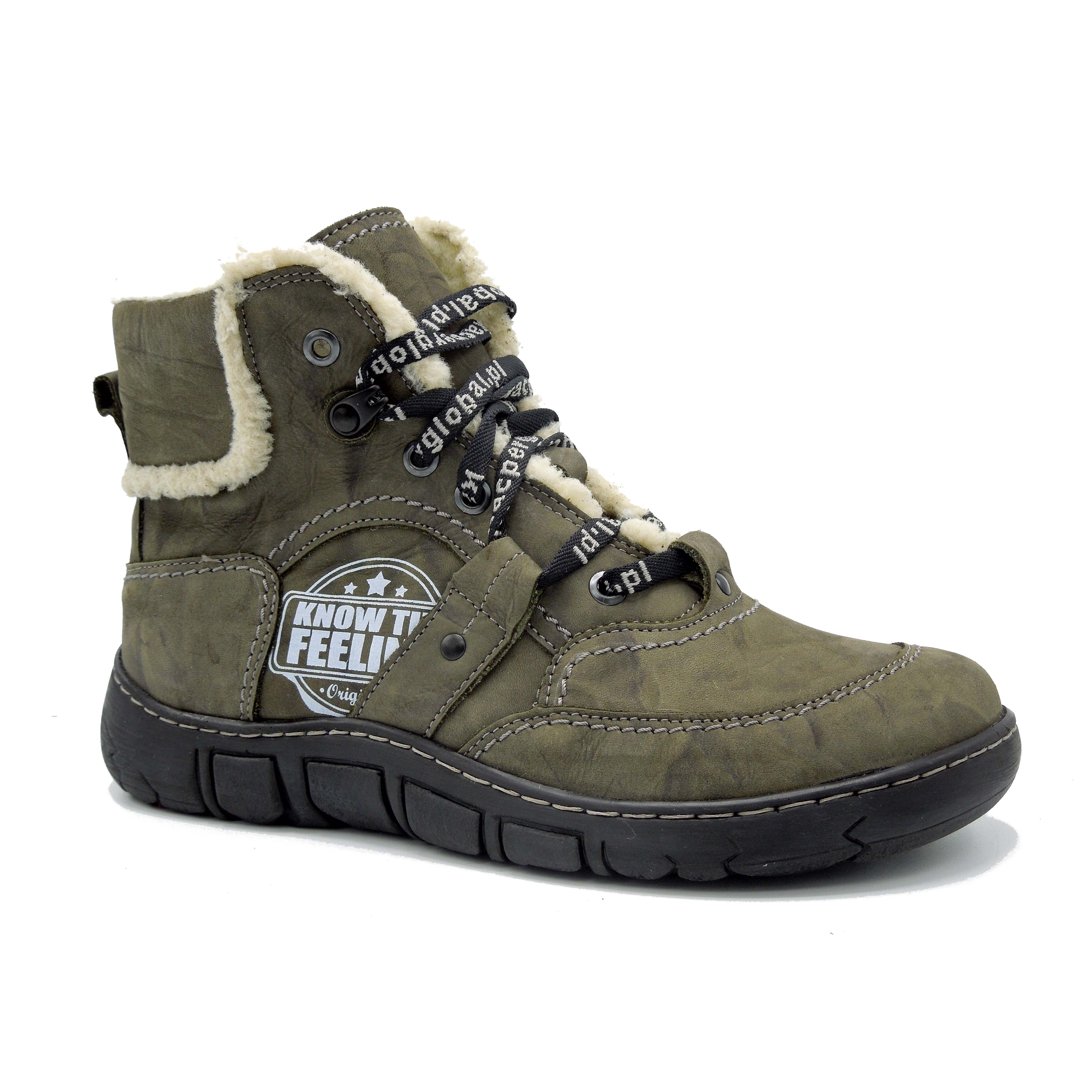 Dámské zimní boty Kacper 4-0170 zelená