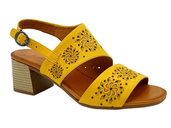 Dámské letní boty Bonamoor B27013 žlutá