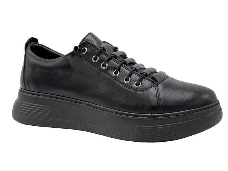 Dámské černé boty B16123