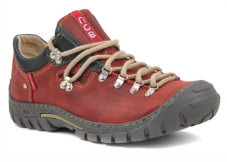 Pánské trekové boty Nagaba N055 červená
