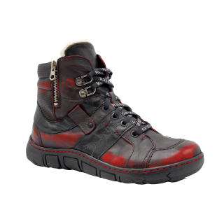 Dámské zimní boty Kacper 4-1191 červená