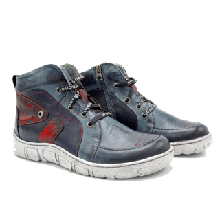 Dámské zimní boty Kacper 4-0229 modrá