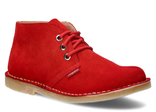 Dámské kotníkové boty Nagaba N082 červená velur