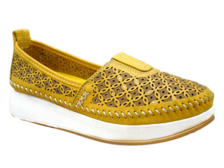 Dámské jarní boty BONAMOOR 1910 žlutá